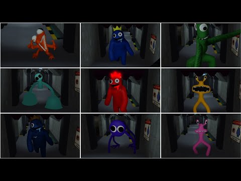 RAINBOW FRIENDS CHAPTER 1 | All 8 Characters! Blue, Yellow, Pink