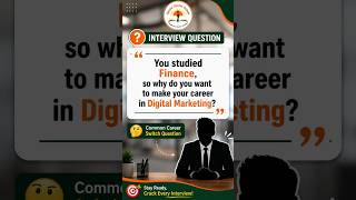 Finance to Digital Marketing? Best Interview Answer 🎯 | Career Switch Interview Question