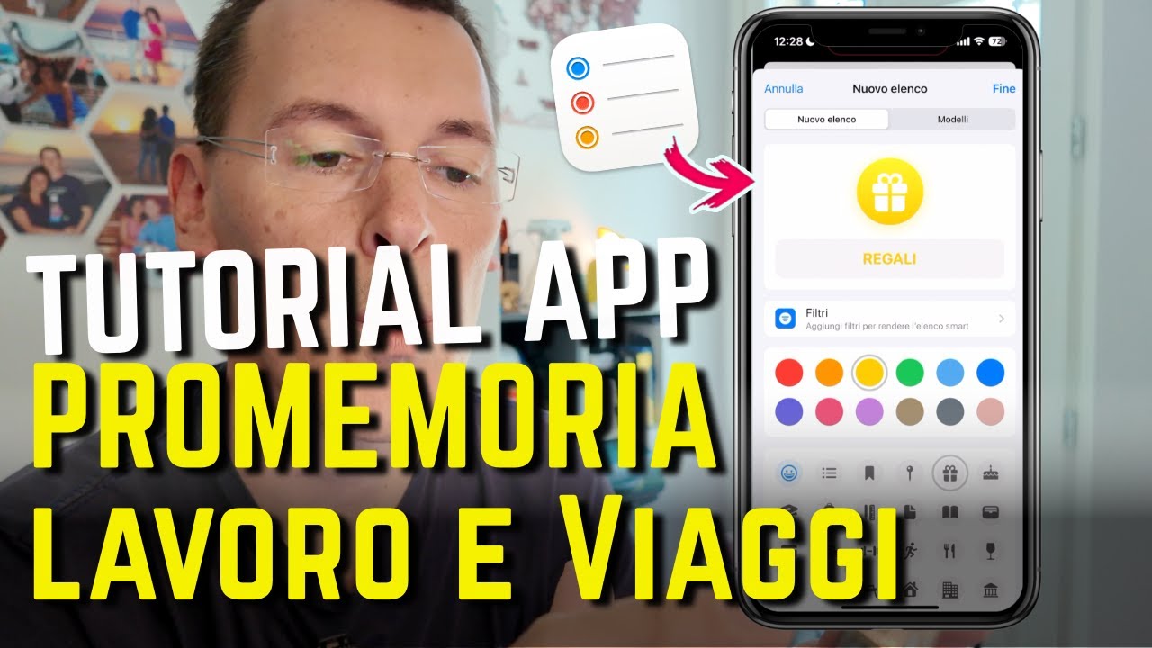 Tutorial APP Promemoria APPLE come usarla OGNI GIORNO per VIAGGI, LAVORO e LISTA REGALI