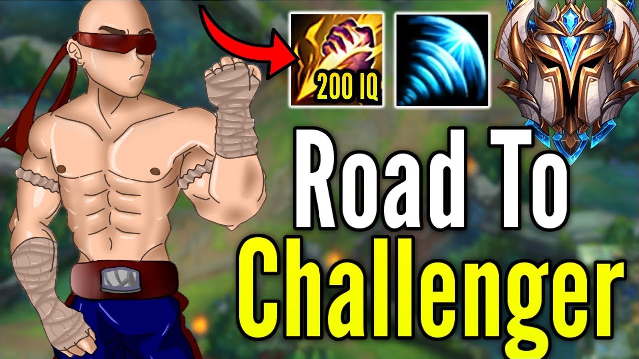 TAKING MY LEE SIN TO CHALLENGER!! 200 IQ SMITE PLAY? - League of Legends