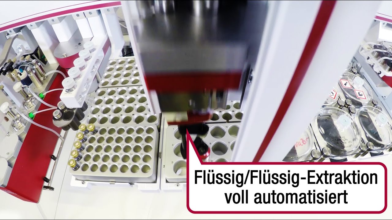 Flüssig/Flüssig-Extraktion vollständig automatisiert - YouTube