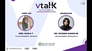 Vtalk | Sahla T | IEEE WIE MEA AG