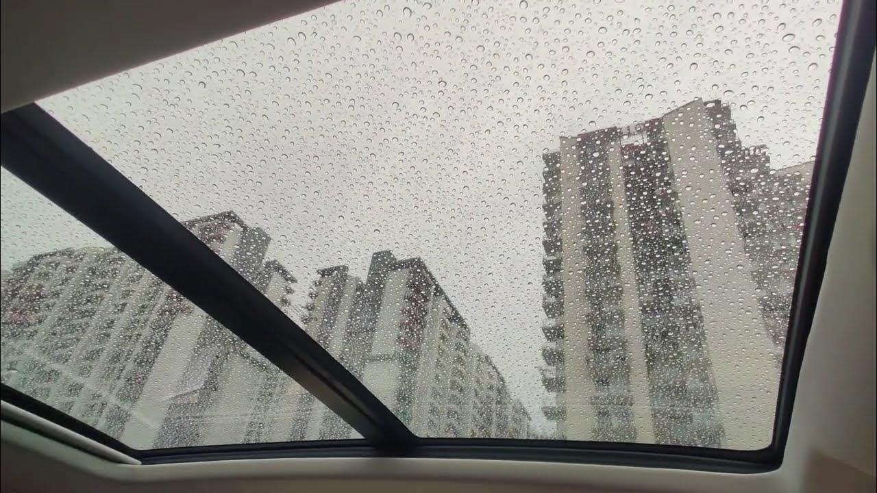 Harrier auto closing sunroof with rain sensing wipers YouTube