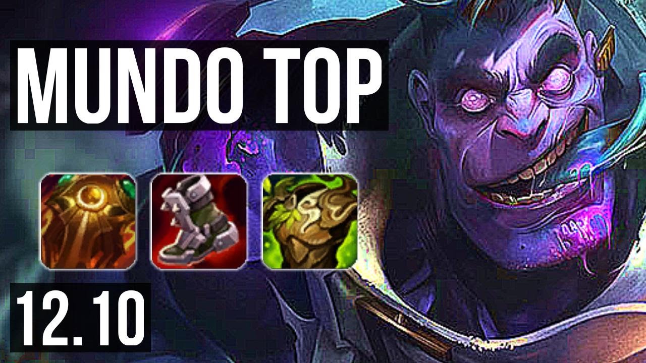 DR. MUNDO vs GANGPLANK (TOP) | 8/2/6, 300+ games, Rank 11 Mundo | KR Master | 12.10