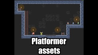 Platformer assets preview
