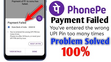Phonepe Payment failed you