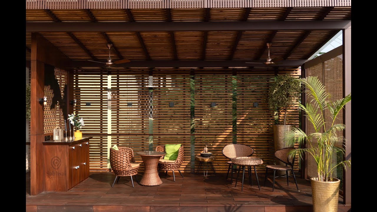 Rooftop I Wooden Pergola Design I Outdoor Lounge I Rusticrooftop 