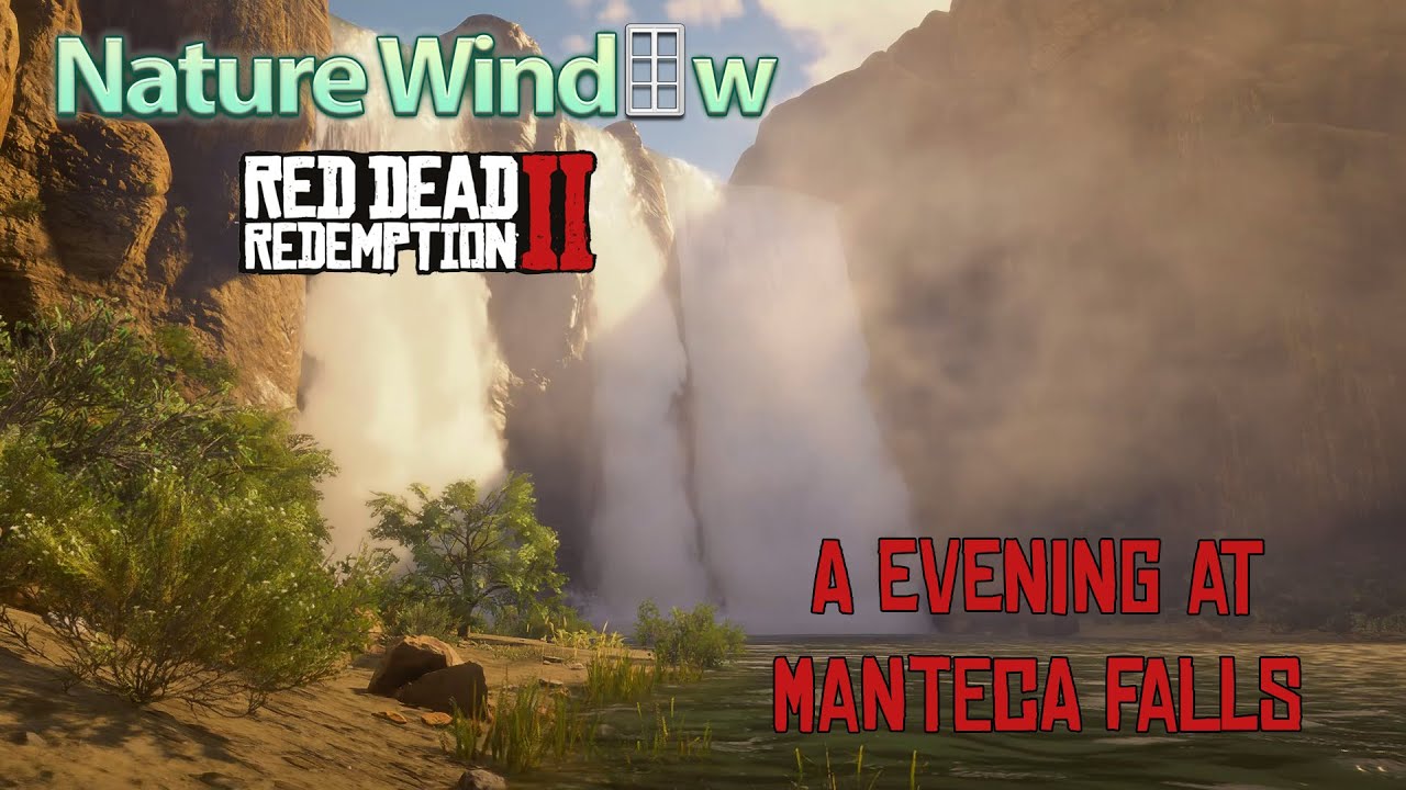 Nature Window - Red Dead Redemption 2 - Manteca Falls at Sunset