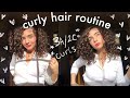 CURLY HAIR ROUTINE: my 3a curly hair routine for volume and definition