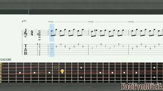 The Sims Livin' Large Theme Easy Fingerstyle Guitar Tutorial Tabs screenshot 5
