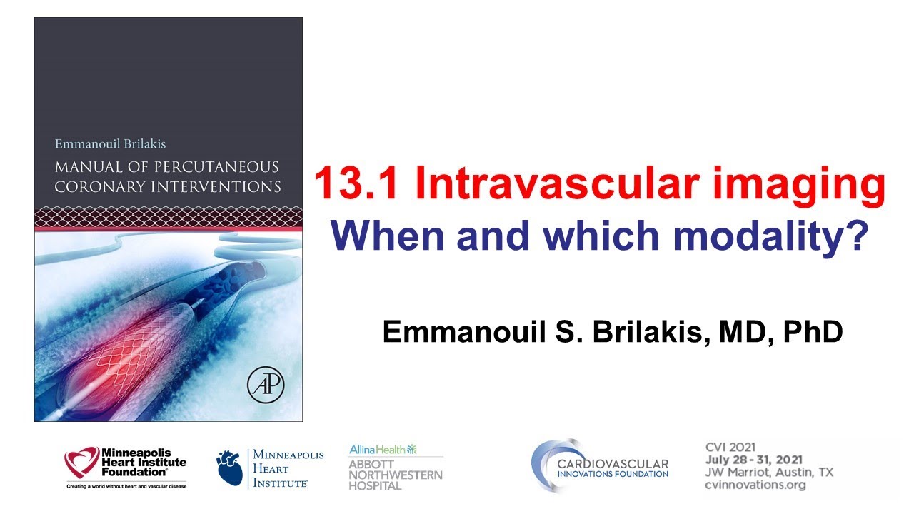 13.1 Manual of PCI - Intravascular imaging: when and which modality?