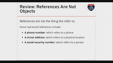 CS 125 Fall 2018: Mon 10.15.2018. References and Interfaces