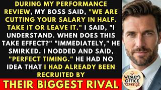 Manager Cut My Salary In Half During Review — Didn't Know I Was Already Planning My Exit