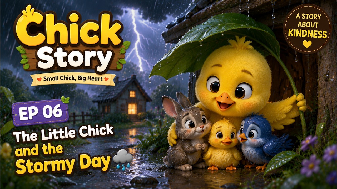 ⛈️ Chick Story S1 EP06 | The Little Chick and the Stormy Day