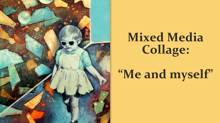 Acryl, Mixed Media Kollage, "Me and myself",Acryli...