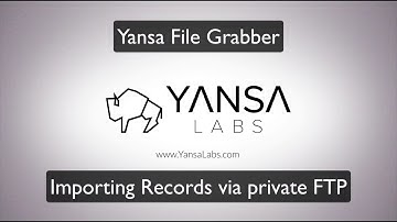 Yansa File Grabber - Import Data into ServiceNow from an FTP Server behind the Firewall
