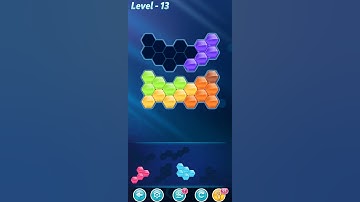 BLOCK! Hexa Puzzle! Regular B Level 13 (Basic) - Lösung Solution Walkthrough
