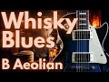 Smokey Whisky Blues in B Minor | Blues Guitar Jam in 6/8