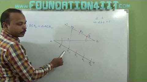 How to Divide a line segment in a Given ratio Method II