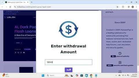 malwaretips.com Exit Scam, See How to get your withdrawal approved instantly
