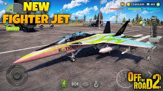 New Jet Plane Converted Into Military Fighter Plane With Missile Warheads In OTR2 | Off The Road 2 screenshot 5