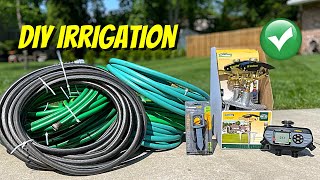 These Melnor Impact Sprinklers Are HUGE!  [DIY Sprinkler Setup]