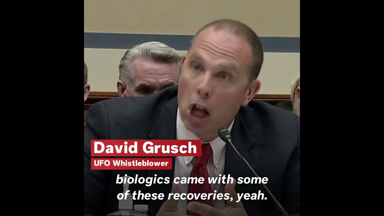 David Grusch Claims Government Found Nonhuman Biologics On Crashed UFOs