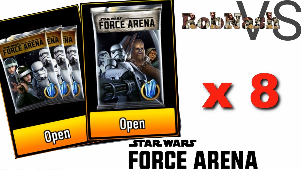 Star Wars: Force Arena : HUGE Pack opening!