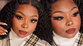 Sultry Full Face Makeup with a Fierce Red Lip | Valentine’s Day Detailed Makeup Look | Ariel Black