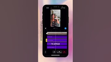 Reel tutorial - how to add text that appears and disappears