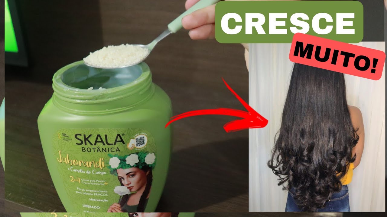 COLOQUE ARROZ NO SEU CREME e SEU CABELO VAI CRESCER E PARAR DE CAIR