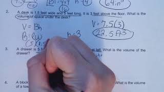 Volume of Rectangular Prism Word Problems