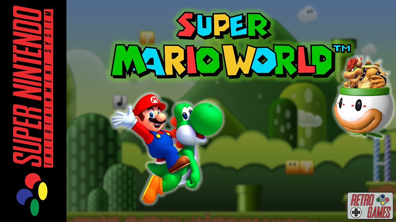 [LONGPLAY] SNES - Super Mario World [All Worlds] (FHD, 60FPS)