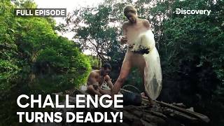 Survival Challenge Takes a Wicked Turn! | Naked and Afraid XL | Full Episode | Discovery Channel