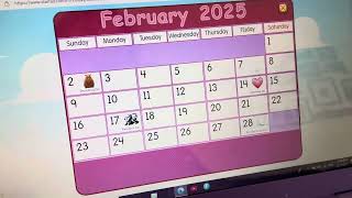 Starfall let’s make a calendar February ￼￼￼￼