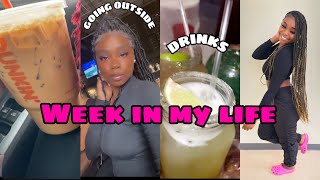 WEEKLY VLOG| out w/friends, lash appt, cleaning, work, class !
