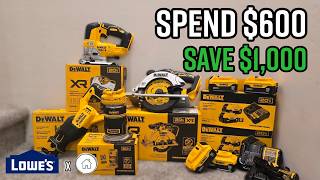 Lowe's Holiday Deals: FREE DEWALT TOOLS with Battery Combo BOGO Deal You Need