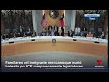 Hijos de Lorenzo Salgado Araujo comparecen en foro sobre el uso de la fuerza de ICE