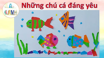 Xé dán con cá 🐠 Nhưng chú cá đáng yêu 🐳🐡🍀💕 Knga/Cacanh