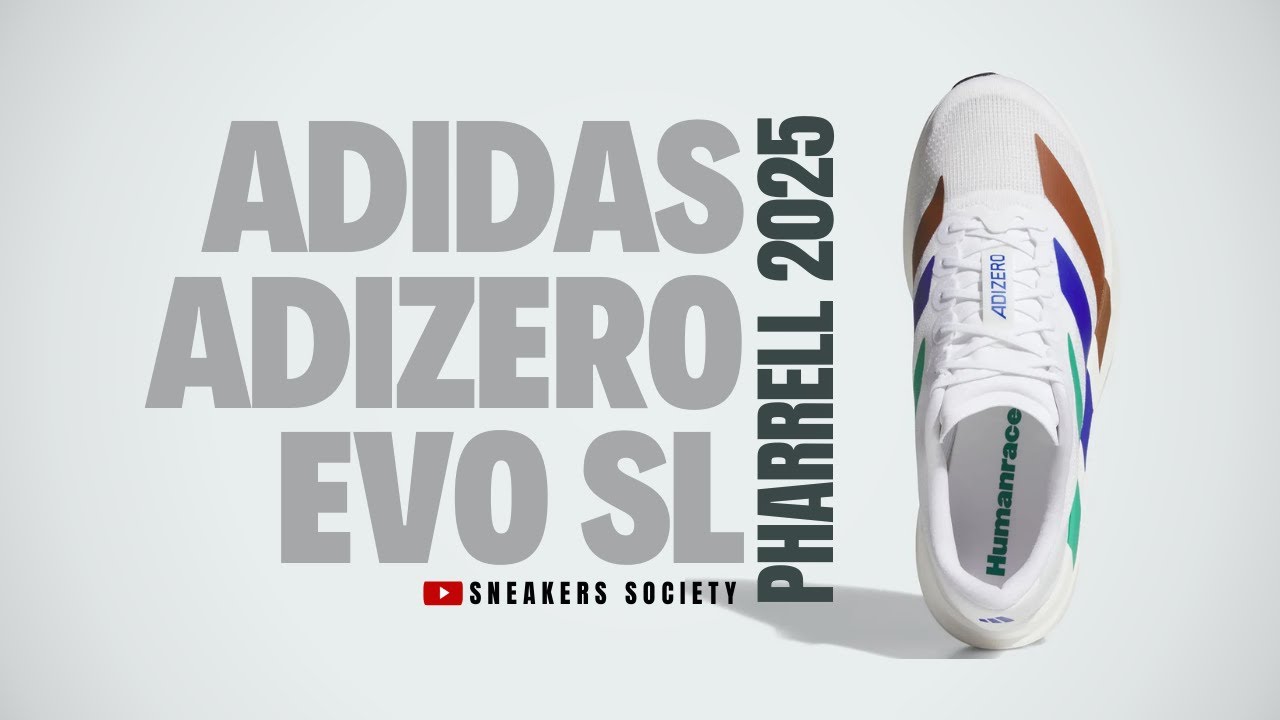 WHITE 2025 Pharrell x adidas adiZero EVO SL | DETAILED LOOK + PRICE
