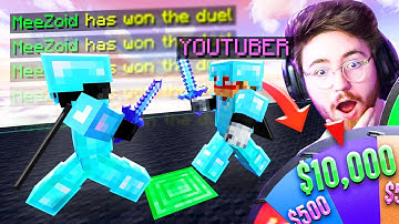 Minecraft HCF, But I 1v1 YouTubers for Money… *SOTW*