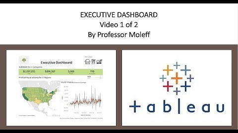 Tableau Executive Dashboard Tutorial (building the sheets) Part 1 of 2