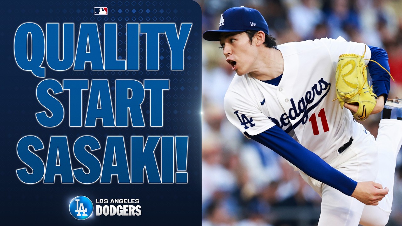 Roki Sasaki throws a QUALITY START for the Dodgers against the Rockies! 🔥😮‍💨 (Six STRONG innings!)