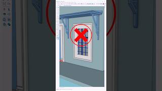 See how a few simple lines turn into a detailed arched window in SketchUp