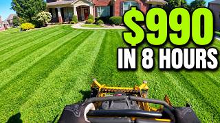 POV Lawn Care - I Made $990 in 8 Hours