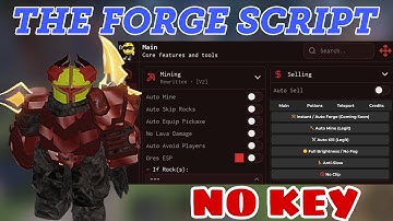 The Forge Script *NO KEY* - AUTO FORGE, INSTANT AUTO MINE ORES, AUTO KILL FAST, MAX LEVEL & More!