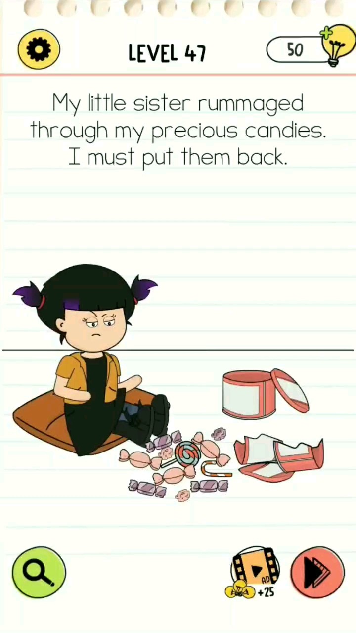 Brain Test 4 Tricky Friends Level 47 #androidgames #braintest