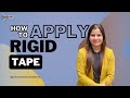 How To Apply Rigid Tape... Step-by-Step Taping Tutorial
