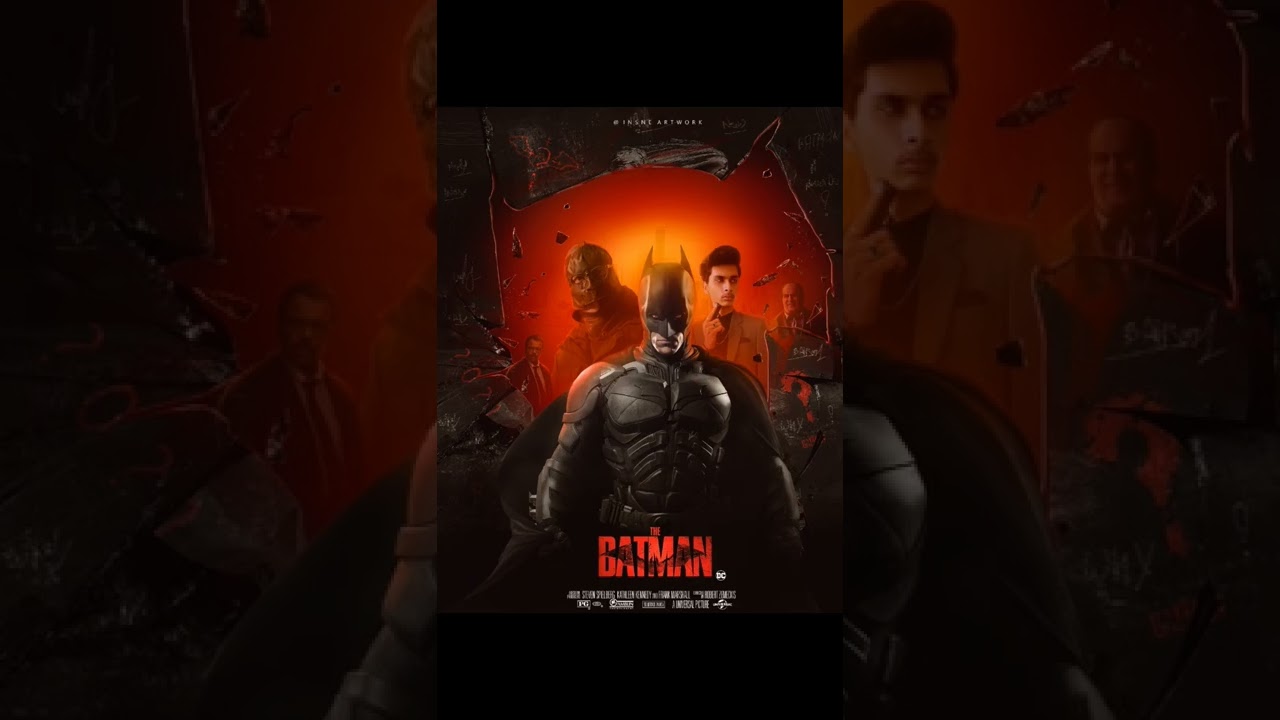 The batman poster Editing photoshop speed art .