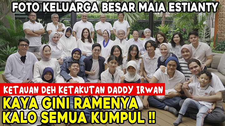 KESERUAN FOTO KELUARGA MAIA ESTIANTY.. DIBALIK LAYAR HEBOH GARA-GARA ADA CICAK, KETAUAN DEH!!